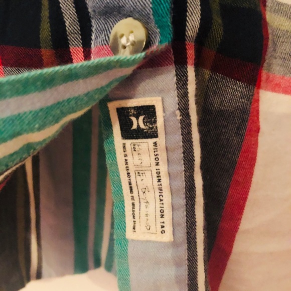 Hurley Button up plaid shirt - Picture 6 of 6